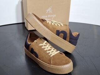 Nice Things Paloma S Leather "n" Sneakers  Size 41