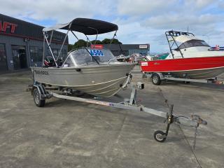 Parkercraft Piper Aluminum Boat with Mercury 40hp Outboard