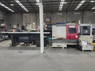 Akira-Seiki CNC Lathe with Bar Feeder