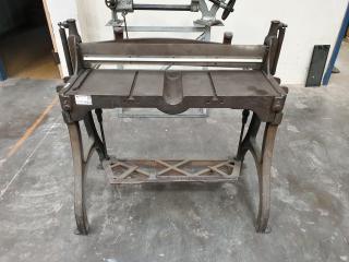 Treadle Operated Metal Guillotine