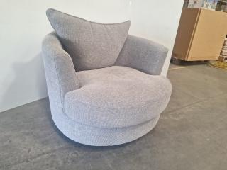 Round Swivel Lounge Chair