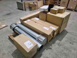 Large Lot of New Flue Components