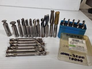 Assorted End Mill Cutters