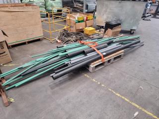 Large Assortment of Plastic/Polyethylene Pipe Lengths