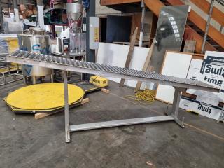Industrial Angled Roller Conveyor
