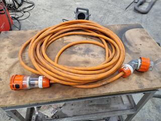18-Metre 3-Phase 32A Power Extension Lead Cable