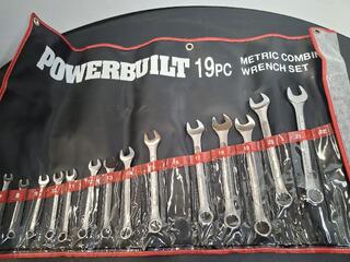 Powerbuilt Metric Wrench Set