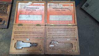 Vintage Steel Stamp Set, Size 1/16"