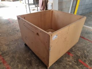 Large MDF Mobile Storage Bin