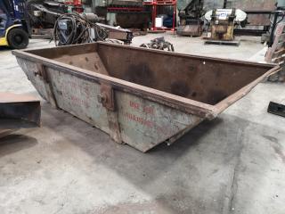 Industrial Heavy Steel Scrap Metal Rubbish Bin