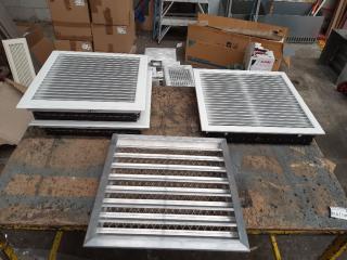 4 x Assorted Exterior Vent Grilles.