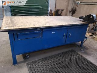 Super Heavy Duty Steel Workshop Workbench