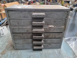 Vintage Wooden Parts Drawer w/ Vintage Fastening Hardware