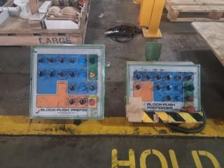 2 Block-Push Prefeeder Control Panels