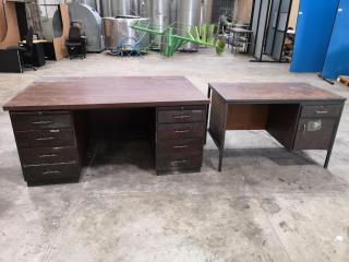 2x Workshop Office Desks