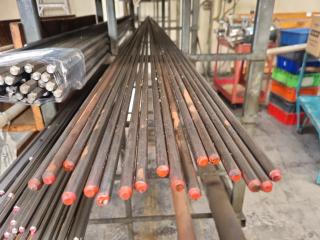 Lot of Round Bar Steel 