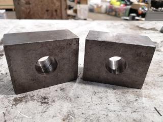 Pair of Mill Steel Parallel Units