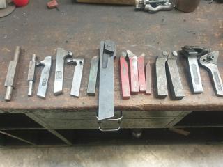 Large Lot of Lathe Tooling