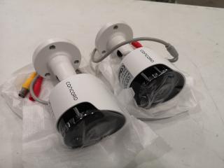 2x Concord Commercial Grade 2mp HD Digital Security Cameras