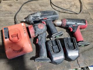 Snap-On Cordless 18V Impact Wrench & Drill Driver & Accessories