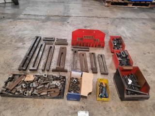 Large Assortment of Mill Lockdown and Other Milling Accessories