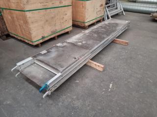 2 x 2.9M Scaffolding Platforms with Doors