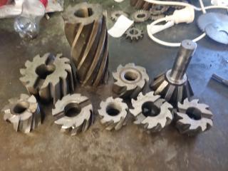 Assorted Milling Machine Cutters 