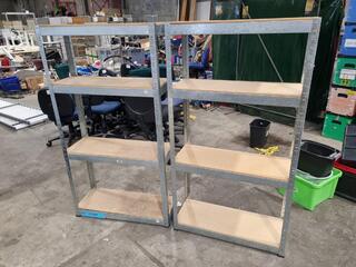2x Basic Shelving Assemblies