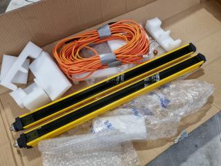 Pair of Sick 600mm Safety Light Curtains C40E, w/ Cabling, as New