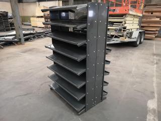 Medium Duty Double Sided Steel Shelving Unit