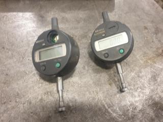 2 Digital Dial Gauges