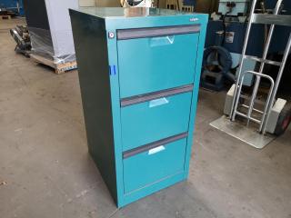 3-Drawer Metal Office File Cabinet by Europlan