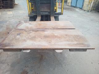 2 x Plate Steel Pallets