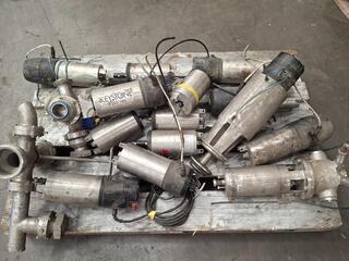 Keystone pneumatic actuators and valve parts lot