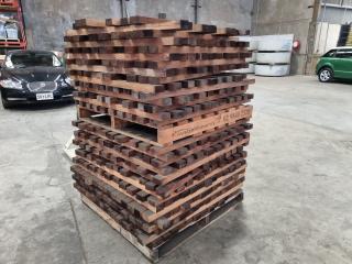 Stack of 1220x75x45mm Cedar Wood Lengths