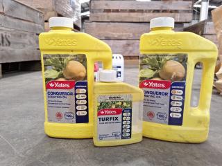 Yates Turfix and Conqueror Garden Spraying Oils