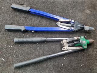 2x Mechanical Rivet Tools