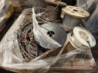 Pallet of Assorted Steel Wire 