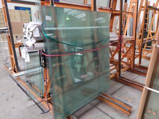 16x Glass Panels, 1600x1405x6mm each