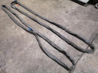 2x Titan 4-Ton Lifting Slings, 2.5m Length