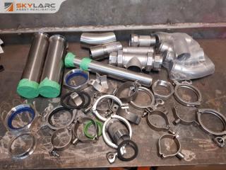 Lot of Stainless Steel Pipe Fittings