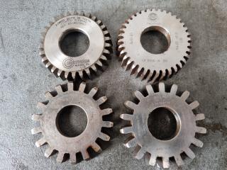 4 x Gear Shaper Cutters