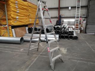 Ullrich 2.4m Aluminium Step Ladder