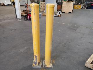 Pair of Heavy Duty Industrial Safety Bollards