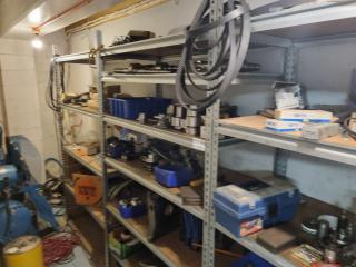 Adjustable Workshop Storage Shelf Assembly
