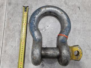 Large Bow Shackle, 25-ton Capacity