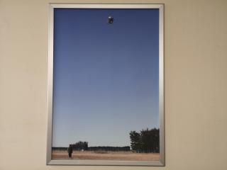 Martin Jetpack Framed Photo Print of early prototype in flight