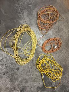 4 x Assorted lengths of Extension cables