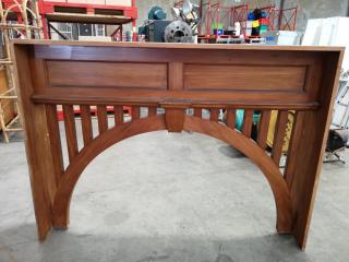 Vintage Antique Wooden Arch Frame