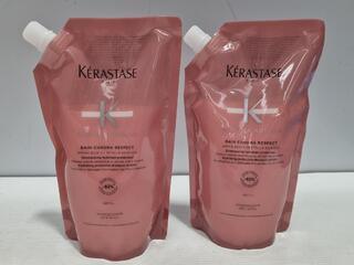 Kerastase Chroma Absolu Hydrating Protective Shampoo, 2x 500mL Refills